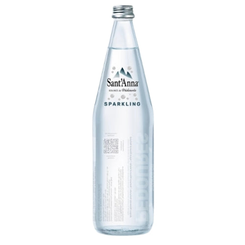 Acqua Sant'Anna Pédourès Spring Natural Sparkling Mineral Water | Glass 12 X75cl
