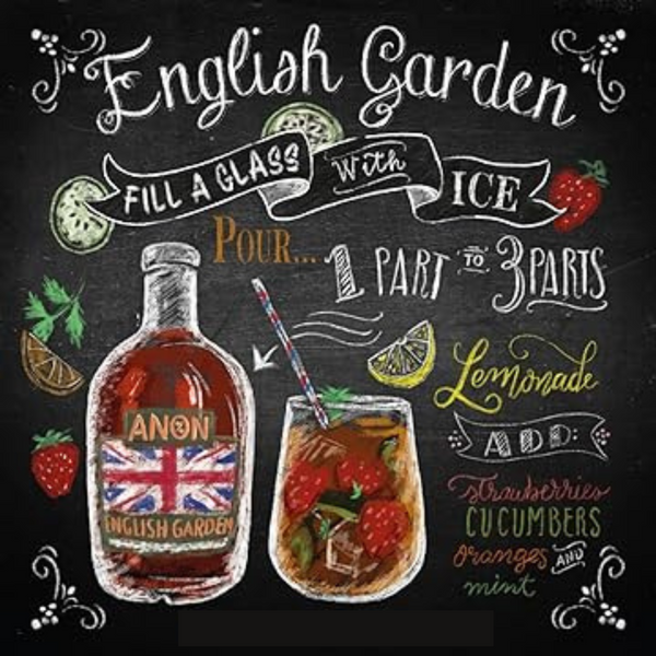 ANON English Garden, Non-Alcoholic Spirit, Perfect for Cocktails, 70cl