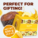 Vergani Milano Gluten Free Limoncello Panettone 600g in Elegant Cardboard Box