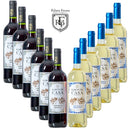 Baron de Casa Tempranillo 6X75cl 12%Vol. + White Blend 6X75cl 12%Vol.