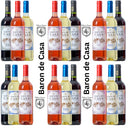 Baron de Casa Tempranillo 6X75cl + Rosè Blend 6X75cl + White Blend 6X75cl - 12%Vol.
