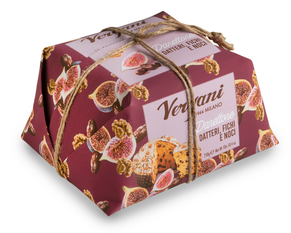Vergani Milano Dates, Figs and Walnuts Panettone Gourmet 750g