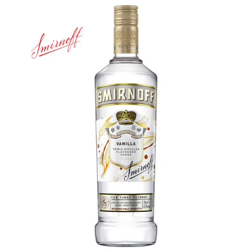 Smirnoff Vanilla Flavored Vodka, 37.5% vol, 70cl, Made with Vanilla Flavors