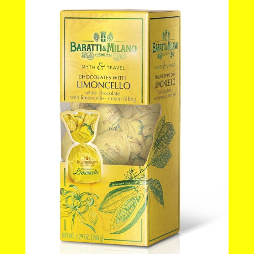 Premium Limoncello White Chocolate Praline Travel Box 150g