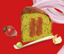 Vergani Milano Tokyo style Chocolate Panettone with Strawberry cream & Matcha 800g in Elegant Cardboard Box
