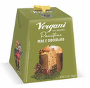 Vergani Milano Gift Box Mignon in Elegant Cardboard Box | Classic Panettone 100g + Pear&Chocolate Panettone 100g + Chocolate Panettone 100g + Pandoro 80g | 380g