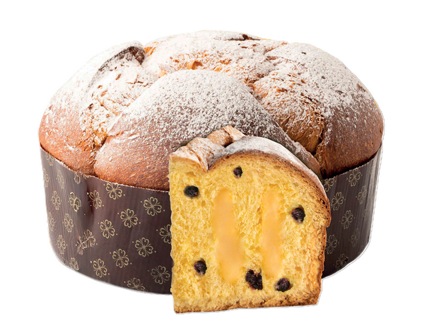 Vergani Milano Pasticciotto Panettone with black cherry and custard 750g