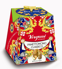 Vergani Milano Mini Panettone Sicily Trip Gift Box in Elegant Cardboard Box | Classic + Limoncello + Pistachio + Cannolo Panettoncino | 4X100g