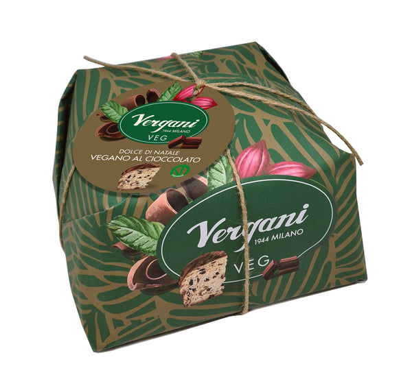 Vergani Milano Vegan Chocolate Christmas Cake 750g | Certified VEGANOK