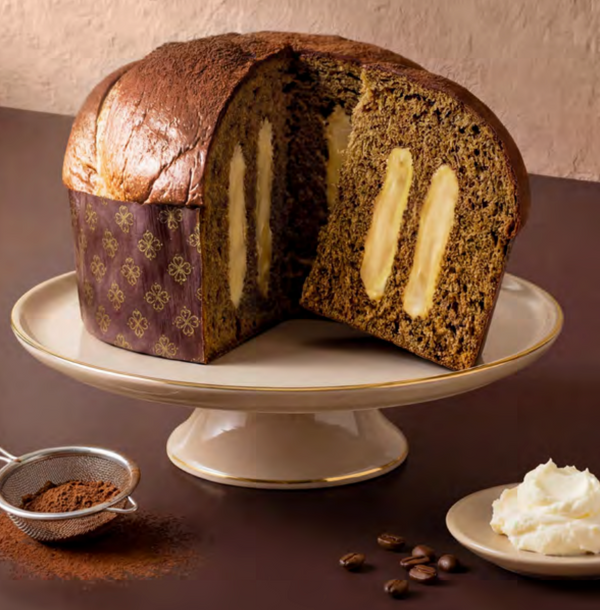 Scarpato Tiramisù Panettone 800g filled with Mascarpone Cream