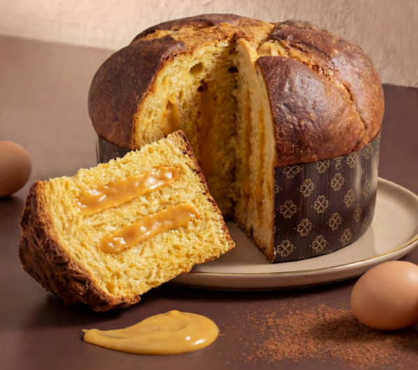 Scarpato Zabaione Panettone filled with Zabaglione Cream 750g