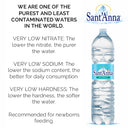 Acqua Sant'Anna Natural Still Mineral Water | 6 X1.5L | WATER FOR BABIES