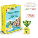 Candy with "LIMONCELLO" filling in TIN with Amalfi View 85g