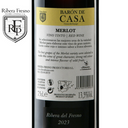 Baron de Casa Seleccion Merlot 6X75cl 13.5% Vol. Vintage 2023
