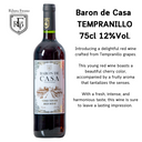 Baron de Casa Tempranillo 12X75cl 12%Vol.