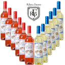 Baron de Casa Rosè Blend 6X75cl 12%Vol. + White Blend 6X75cl 12%Vol.