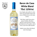 Baron de Casa Rosè Blend 6X75cl 12%Vol. + White Blend 6X75cl 12%Vol.