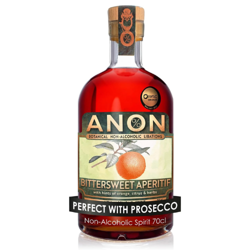 ANON Non Alcoholic Bittersweet Aperitif 70cl