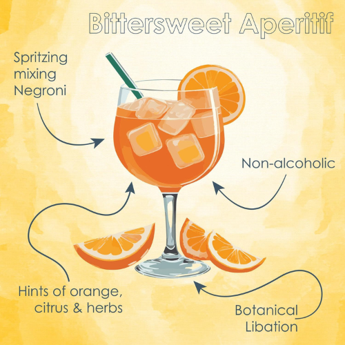 ANON Non Alcoholic Bittersweet Aperitif 70cl