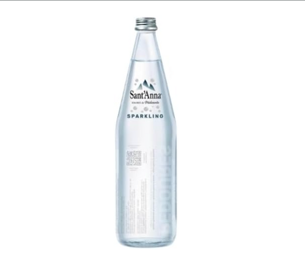 Acqua Sant'Anna Pédourès Spring Natural Sparkling Mineral Water | Glass 12X75cl