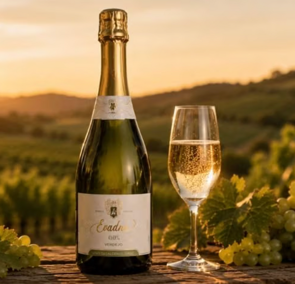 Evadne - Non Alcoholic Sparkling Wine | Spanish Verdejo Grape 6X75cl 0.00%