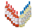 Baron de Casa Rosè Blend 6X75cl 12% Vol. + White Blend 6X75cl 12% Vol.