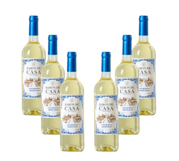 Baron de Casa Tempranillo 6X75cl 12%Vol. + White Blend 6X75cl 12%Vol.