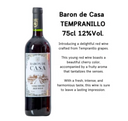 Baron de Casa Tempranillo + Rosè Blend + White Blend - 18X75cl - 12% Vol.