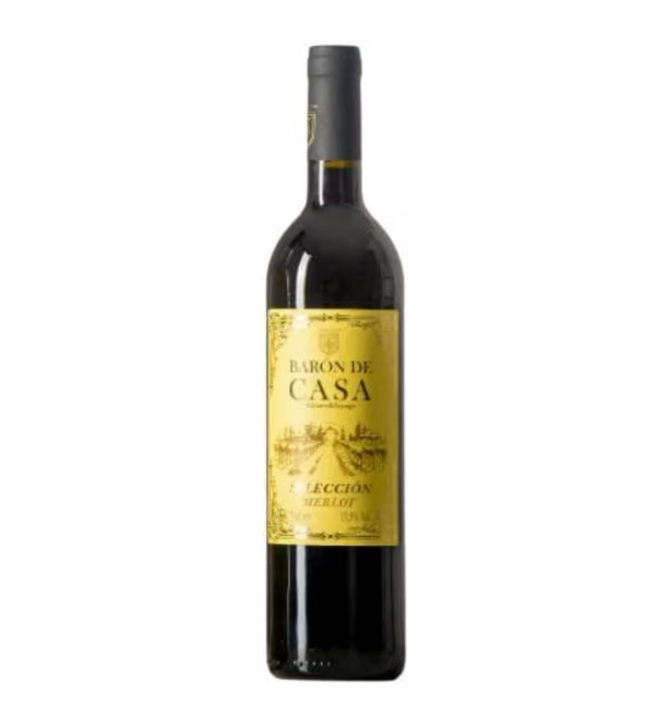 Merlot Red Wine from Baron de Casa Seleccion 75cl 13.5% Vol. | Vintage 2023