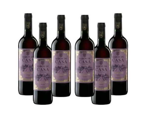 Syrah Red Wine from Baron de Casa Seleccion 6X75cl 13.5% Vol. Vintage 2023