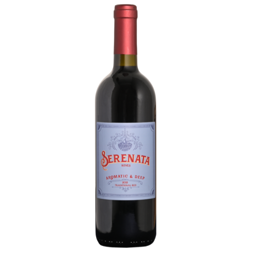 Serenata Traditional Red Wine from Puglia | Aromatic & Deep | 12X75cl 11.50% Vol.
