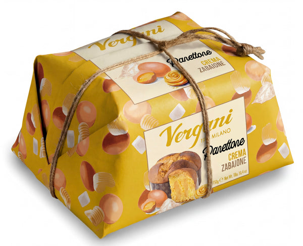 Vergani Milano Zabaione cream Panettone Gourmet 750g | Naturally leavened